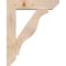 Ekena Millwork Funston Slat Smooth Bracket w/ Offset Brace, Douglas Fir, 7 1/2"W x 32"D x 40"H BKT0806X32X40FST06SDF - alternate 4